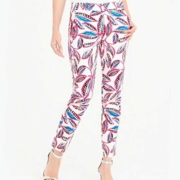 J. Crew Leaf Printed skinny pants FINAL PRICE CLOSET CLOSING: - Picture 2 of 8